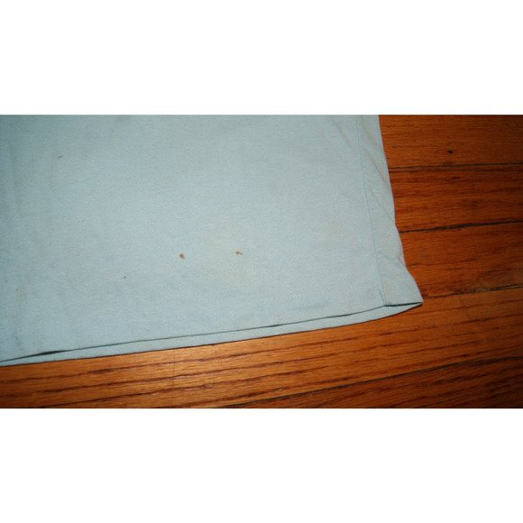 Vintage 70s 80s Great Smokey Mountains Vneck L Ringer TShirt Bear Trees USA Made - Picture 8 of 10